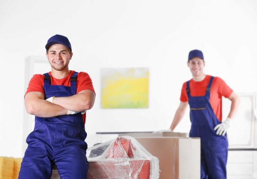 Professional packing service for a Canary Wharf apartment move