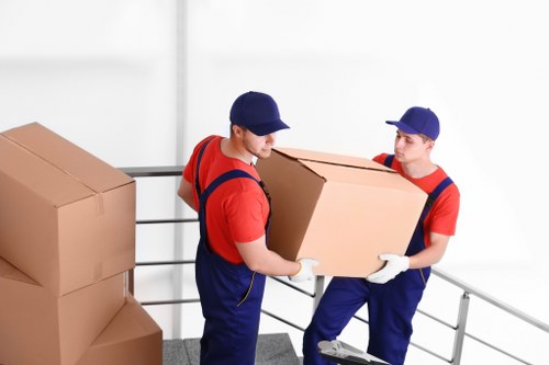 Office relocation planning in a Canary Wharf high-rise building