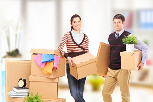 Local movers helping with a move around Canary Wharf and Docklands