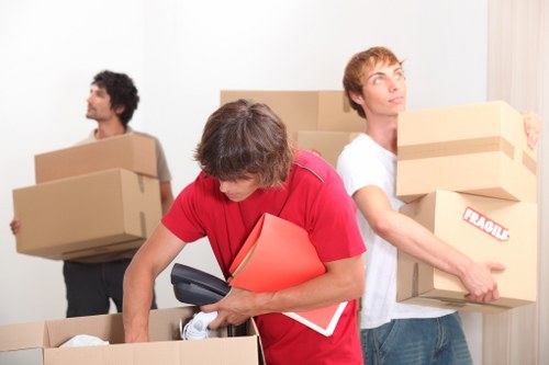 Office relocation support in Canary Wharf business district