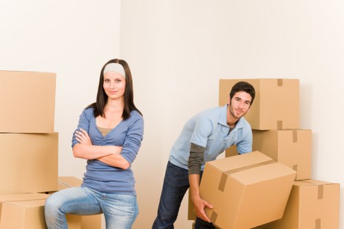 Office relocation support in Canary Wharf with equipment and furniture