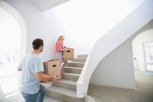 Furniture and box transport for a Canary Wharf home or office move