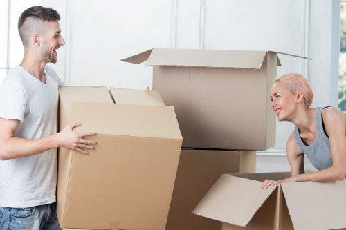 House moving service covering Canary Wharf and nearby East London areas