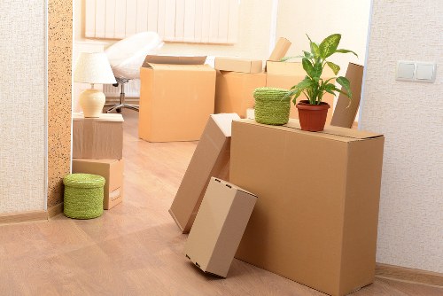 Coordinated business removal planning in a Canary Wharf building