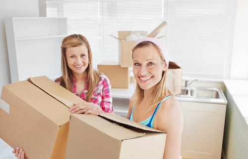 Careful handling of furniture during a Canary Wharf home move